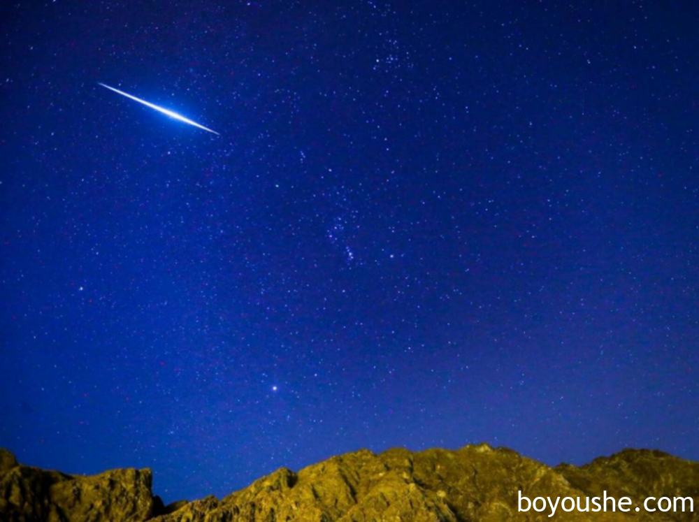 月3日，大型流星雨将照亮阿联酋的天空"